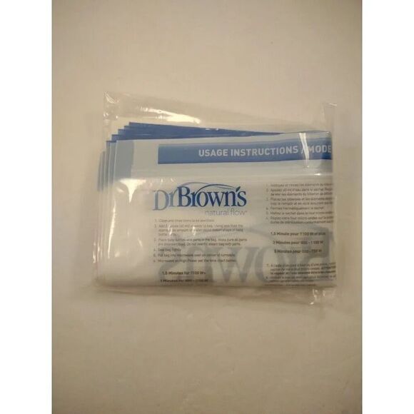 Dr Browns Natural Flow Microwave Steam Sterilizer Bags Quantity 5 - Picture 5 of 12